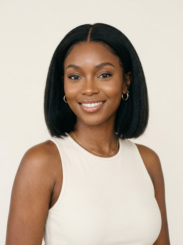 Silky Straight Bob Glueless Wig